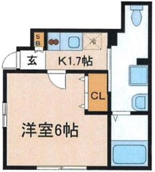 カーサ大和町Aの物件間取画像